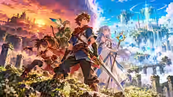 Tales of Eternia Remastered con sus protagonistas en el arte oficial del juego