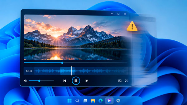 Windows 11 con una aplicación de audio afectada por el fallo de Dolby Digital AC-3 de KB5124010