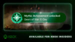 Xbox Mythic Achievement desbloqueado al completar todos los logros originales de un juego
