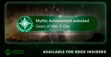 Xbox Mythic Achievement desbloqueado al completar todos los logros originales de un juego