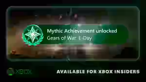 Xbox Mythic Achievement desbloqueado al completar todos los logros originales de un juego