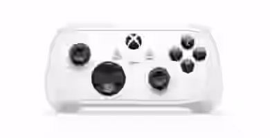 Foto oficial del Xbox Nano Controller mostrando su diseño compacto